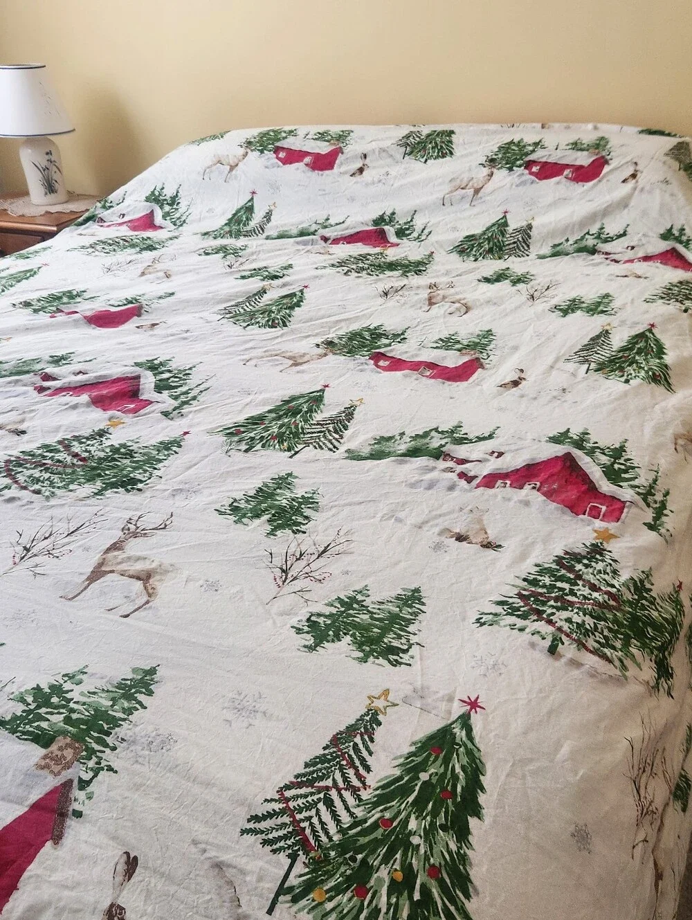 Tatum Pines Duvet Cover Queen Cabin Plaid Home Bedding Reversible 88 x 94